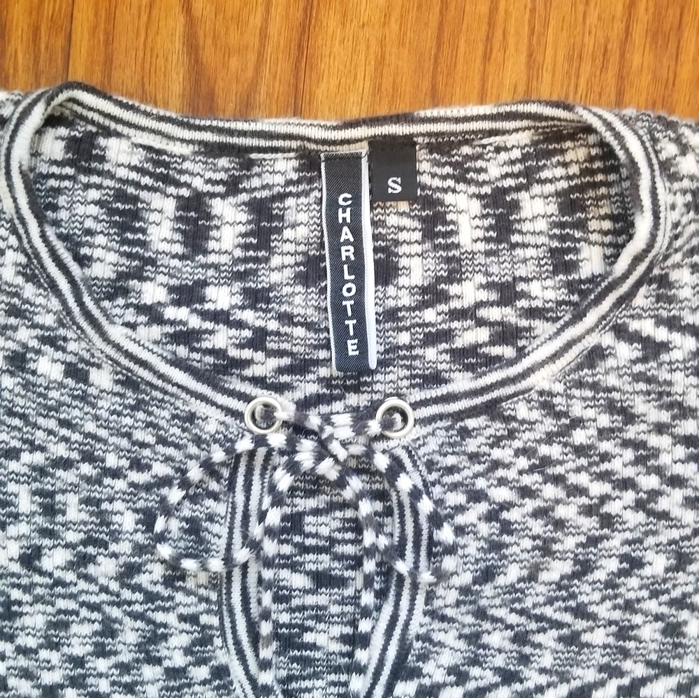 Sexy form fitting light sweater